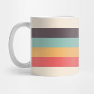 Retro Rainbow Stripe Mug